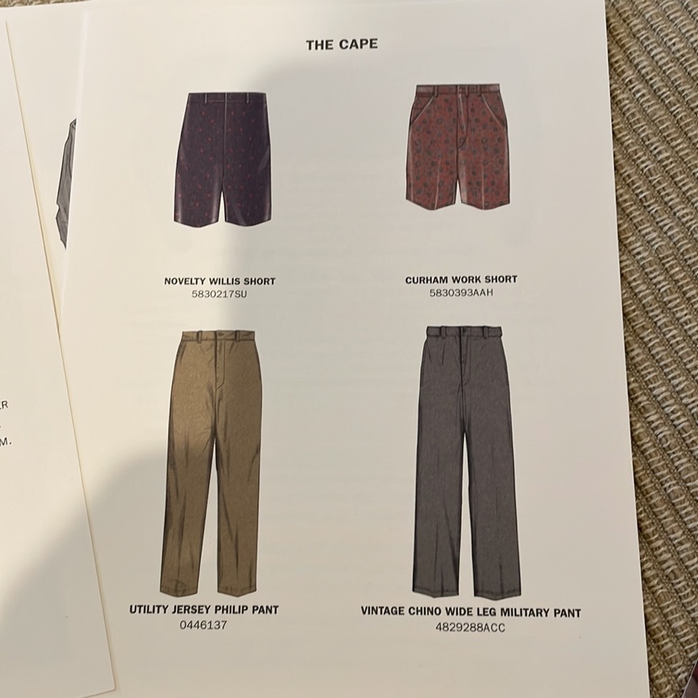 Polo Ralph Lauren Fall 2000 Men’s Collection Information for Stores - Picture 4 of 13